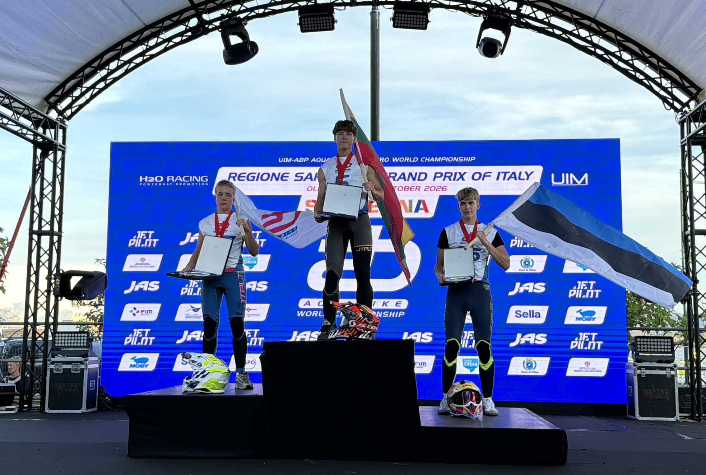 Pasaulio čempionato apdovanojimų ceremonija Olbijoje